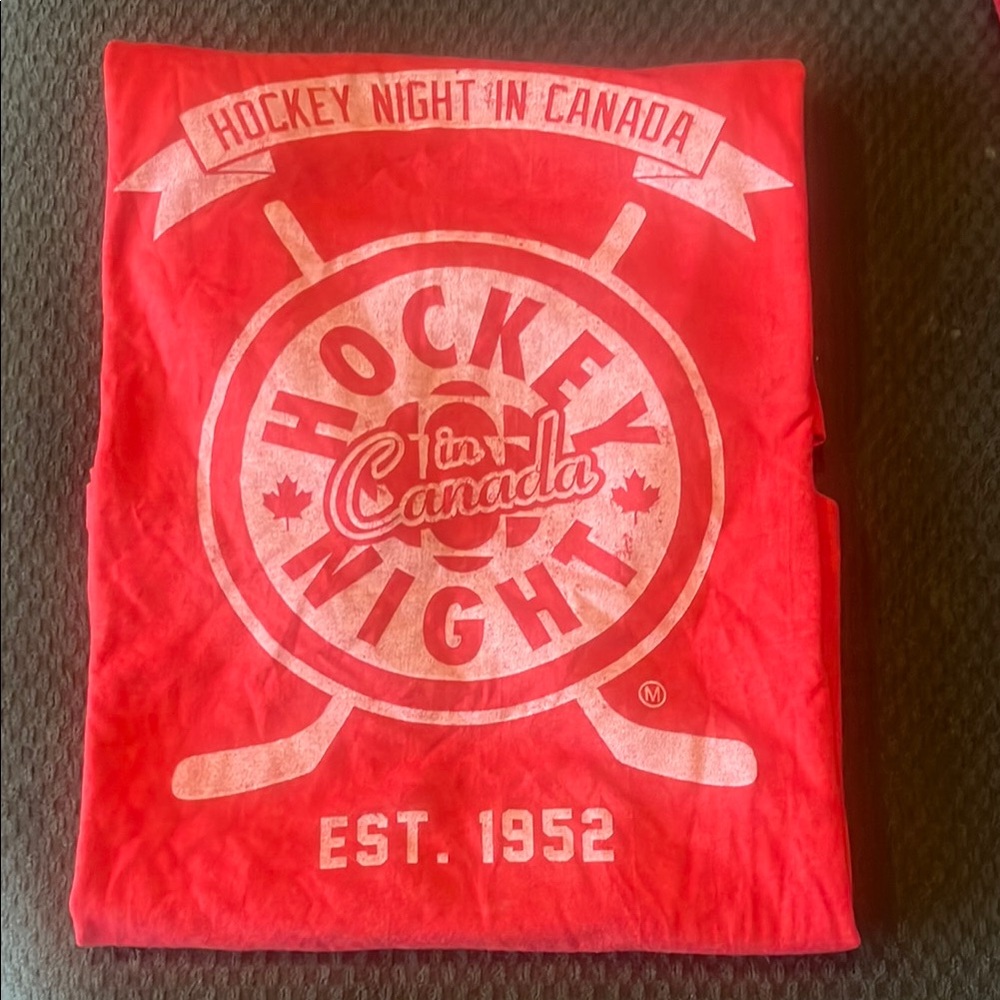 Red Hockey Night in Canada T-Shirt